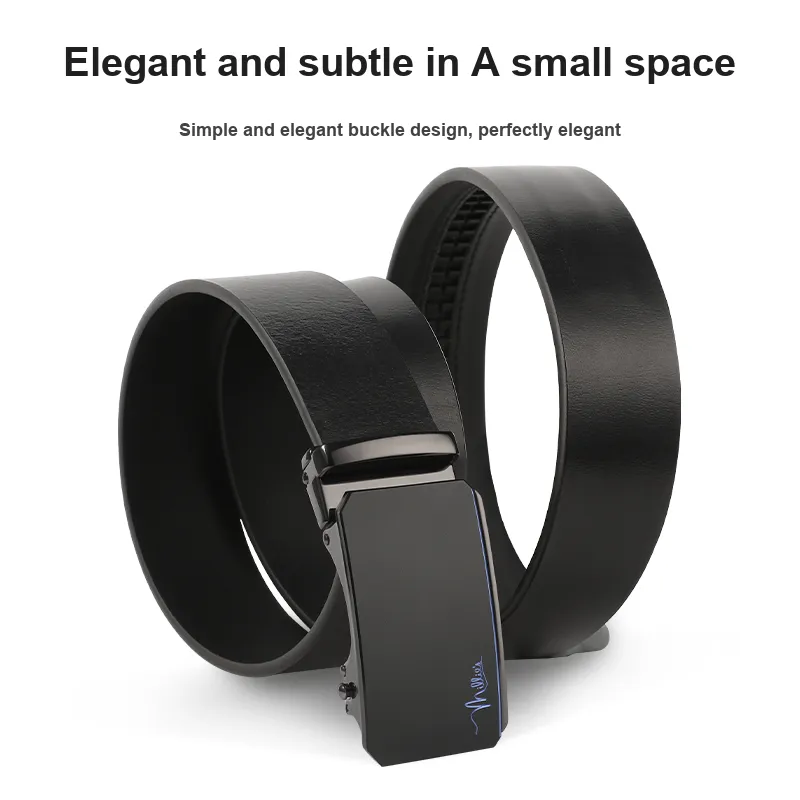 MILLIE'S Split Cow Leather Cow Split Leather Leather Belts Men's Width  3.5cm-5