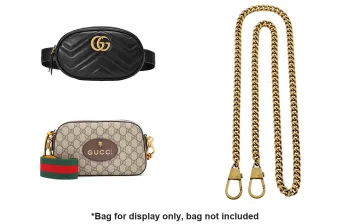 Luxury Care Artisan Workshop Metal Bag Straps Women's Antique Gold