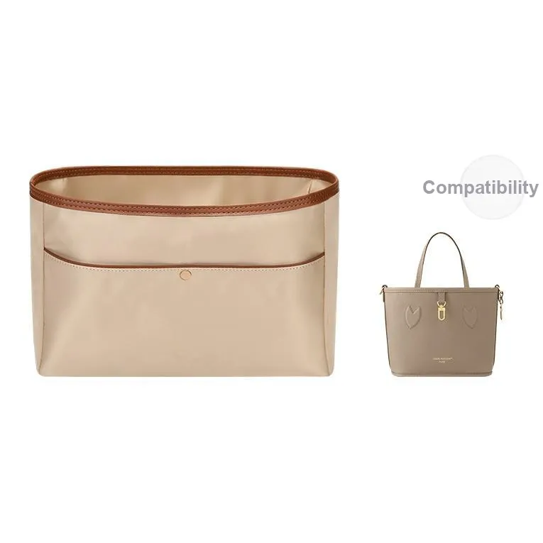 Прилив Полиэстер Средний Большой Встроенный мешок для хранения Сумка-тоут Женская Дюнный хаки