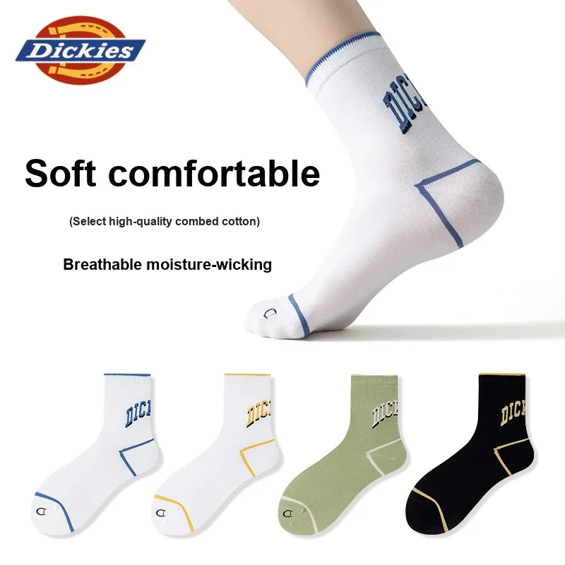 Dickies Unisex Mid Calf Socks-13