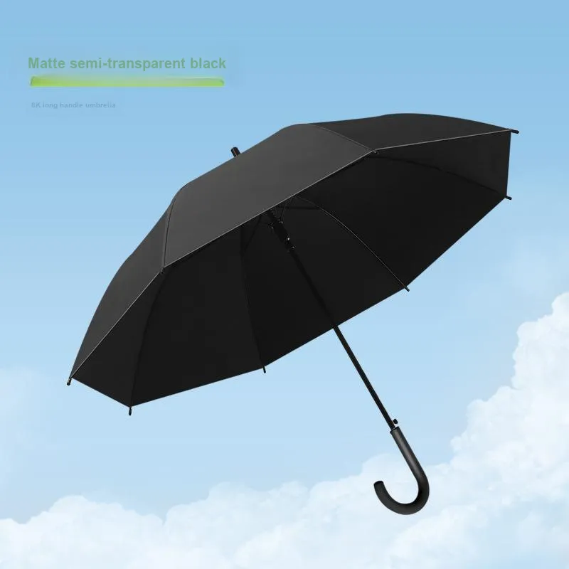Imono Large Size Double Umbrella With Long Handle White, Black, Various Styles-12