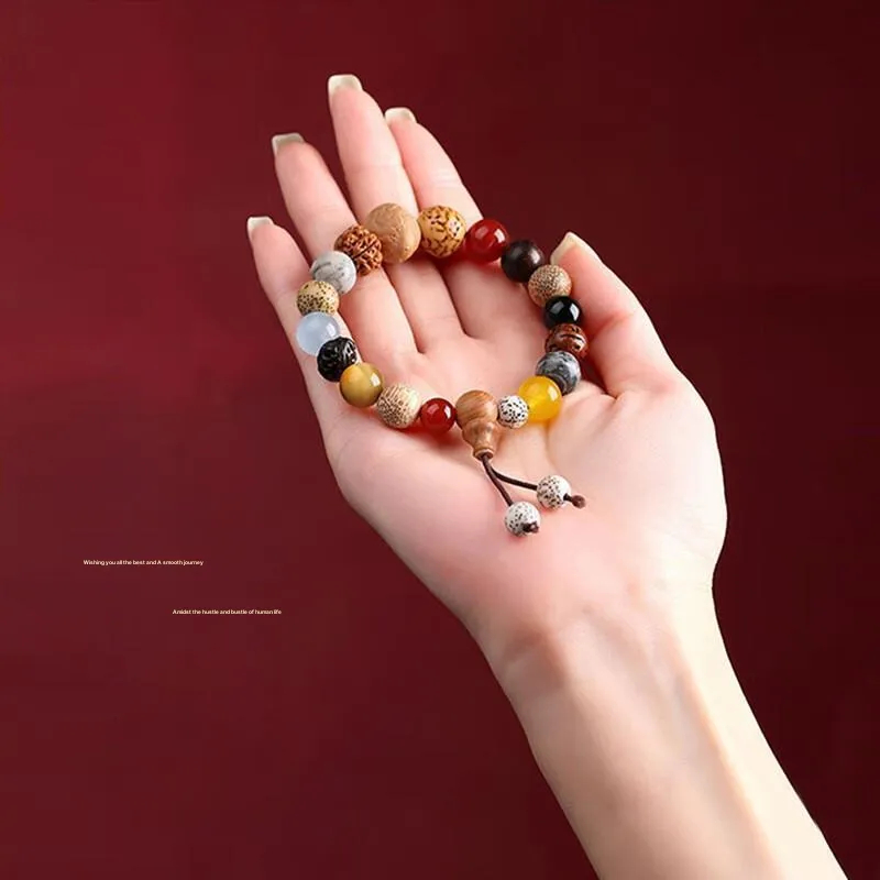 QIONGRUIGE QR King Kong Bodhi Seeds Bracelets Unisex-1