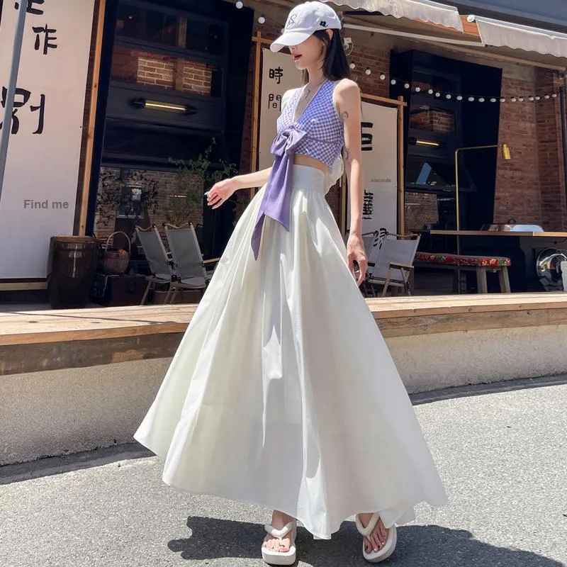 MADALLO Casual Long Skirt Women's-15