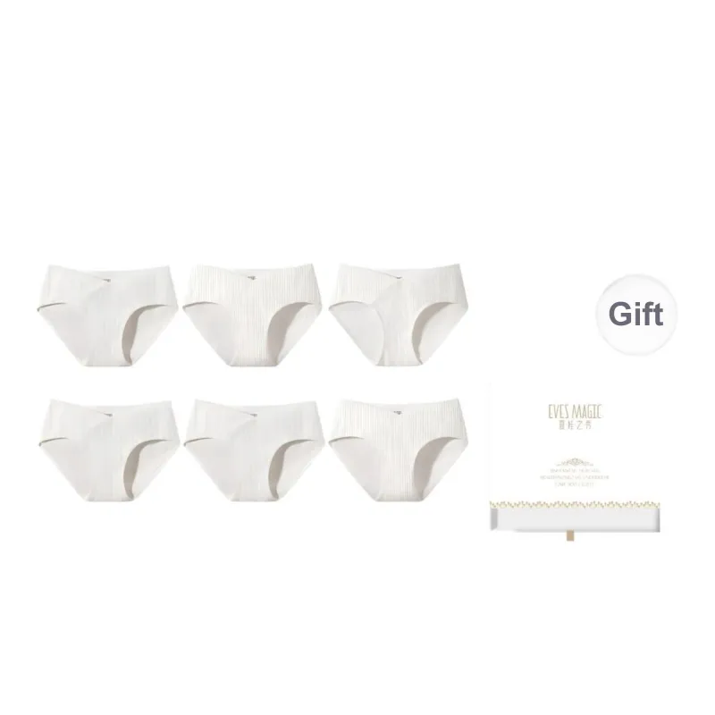 XIA.WA.ZHI.XIU Underpants Women's Shopping Bag 6 Pack-3