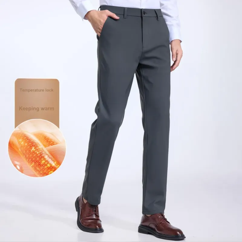 Red bean Suit Trousers Men-4