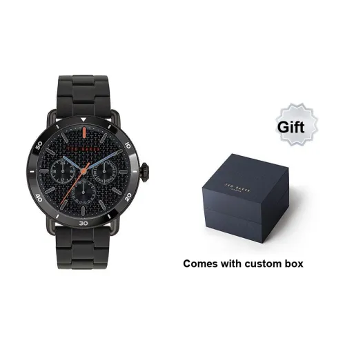 TED Baker Кварцевый механизм Мужские часы TED Baker 46 мм Черные