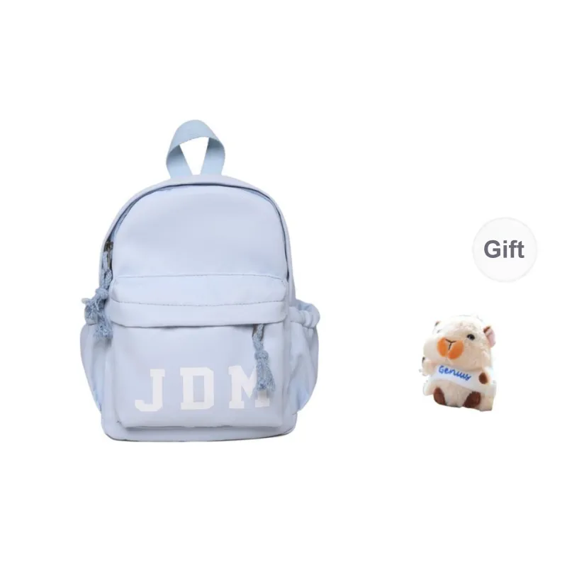 Yalu Nylon Idiot Bang Backpack Unisex Ecru/Black/Pink/Sky Blue-0