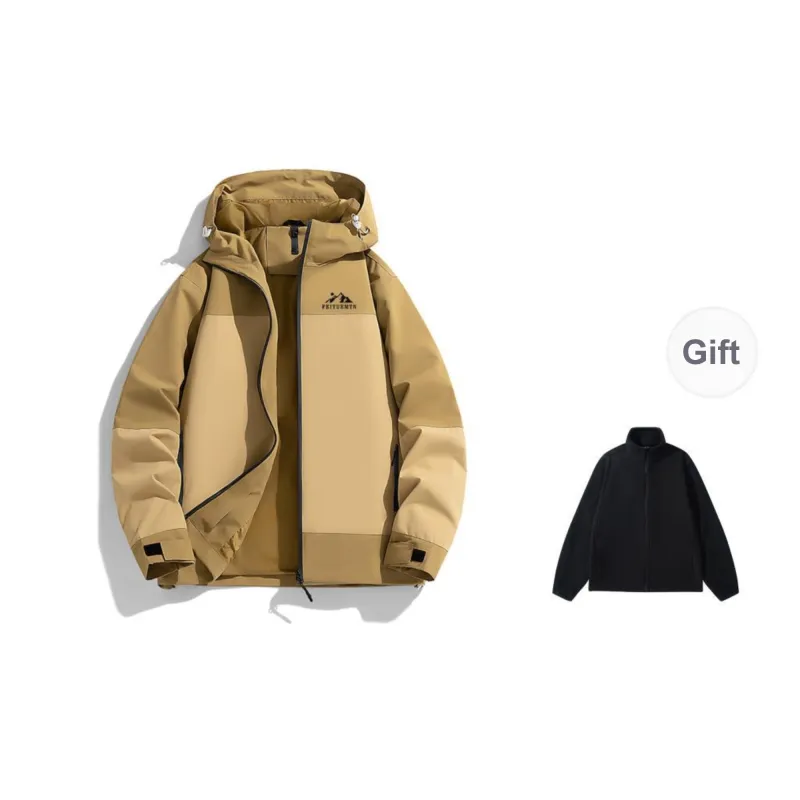 Feiyue Water-Resistant Windproof Warm Water-Repellent Windbreaker Jacket Unisex-26