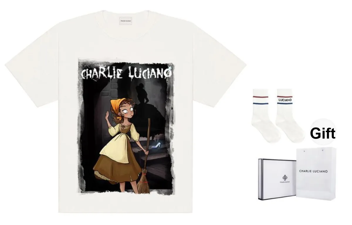 Charlie Luciano T Shirt Unisex White