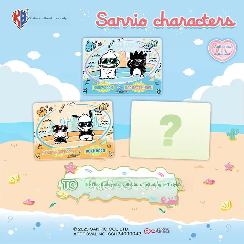 Kabao Cultural Creation x Sanrio Polaroid Card Shimmer Star Third Edition V10 IP/Anime Cards 15 Sachets/box-1