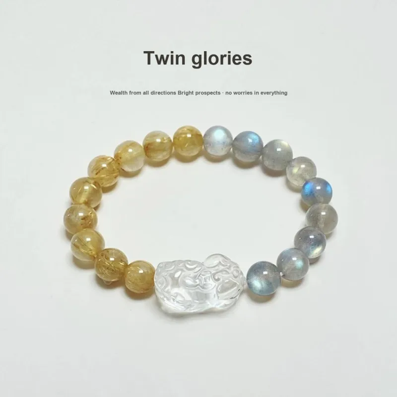 Harf Crystal Jade Bracelets Unisex-1