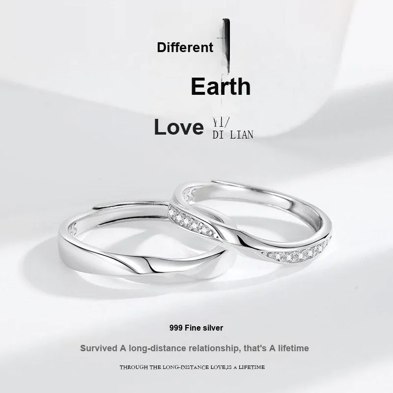 DAWO 999 Fine Silver Rings Unisex-1