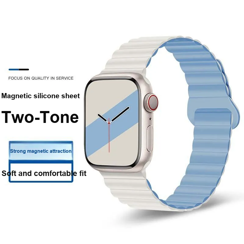 Mr. Strap Watch Bands Apple Compatibility 217mm Silicone Material-2