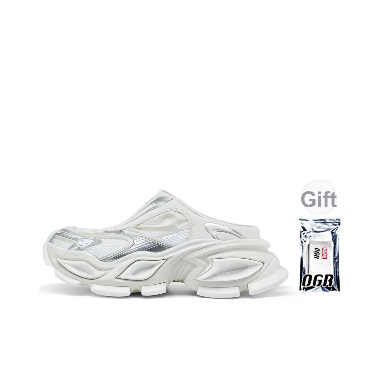 OGR Износостойкие Домашние тапочки Унисекс Белый