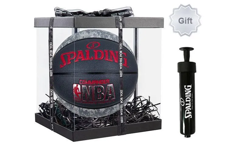 SPALDING PU Basketball Camouflage Gray Size 7 Training Unisex-6