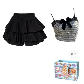 TWOPLUMGIRLS Two Piece Skirt Sets Women's