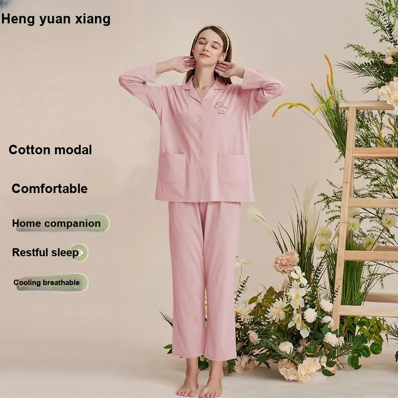 H YXIANG Pajama Set Women's Shopping Bag-2