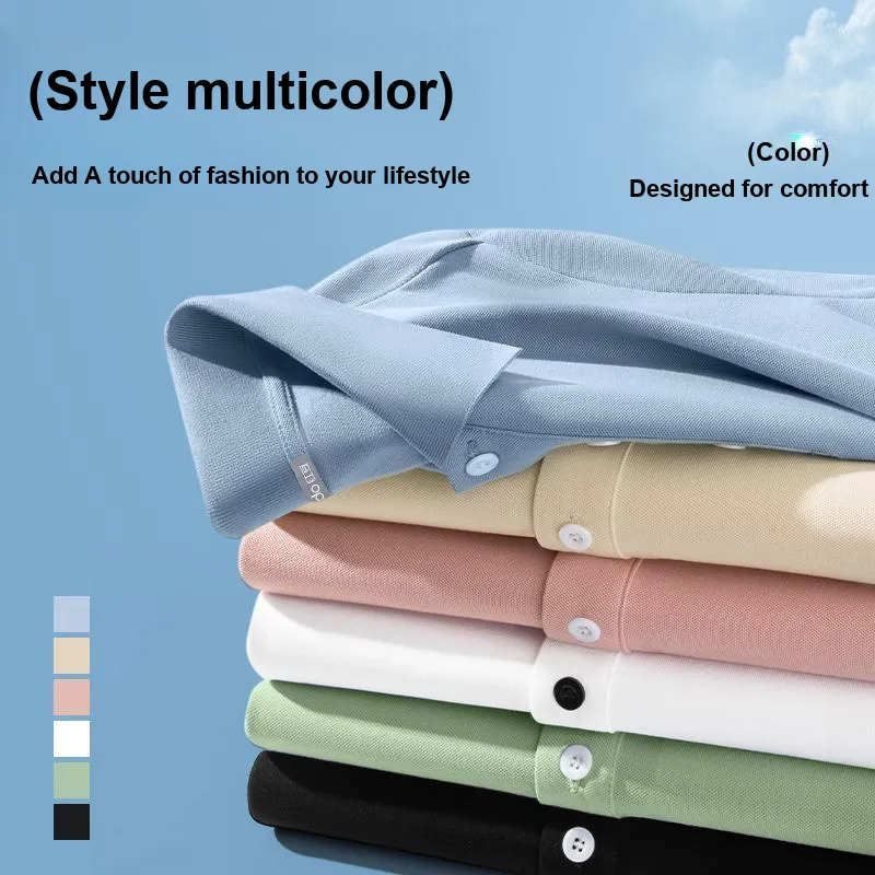 Red bean Polo Shirts Men-6