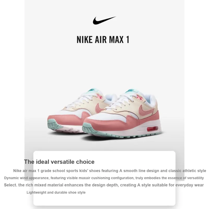 Nike Air Max 1 Red Stardust Guava Ice GS-1