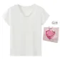 Solid Color White T-Shirt+Box