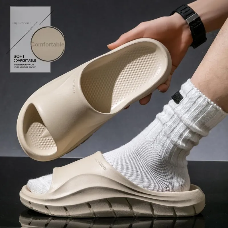 LUNNIFEIYA Summer Odor Free Home Platform Squashy And Bouncy Feeling Slippers-5
