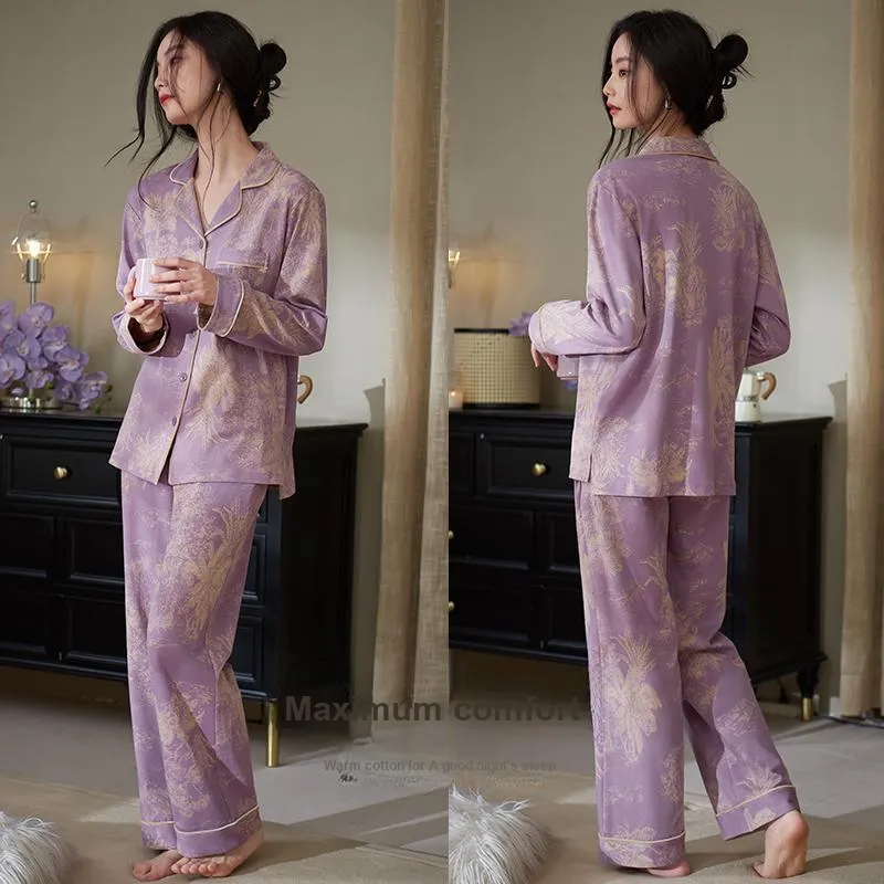 Xuan Liang Pajama Set Women's Noble Purple-2