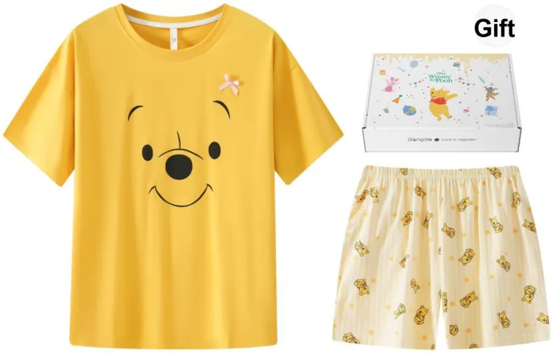 Gongdie x Disney Pajama Set Women's Yellow, Gift Box Set-0