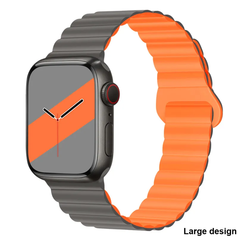 SOUTU Watch Band Apple Compatibility 38/40/41/42/44/45/49mm Silicone Material-12