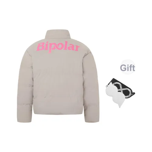 BIPOLAR Зимняя пуховая куртка Унисекс Легкий Серый Черный Яшма Светло-синий Белый