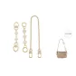 [Gold-Tone](Four-Leaf Clover+Camellia) Extender Chain+40cm Decorative Chain Set