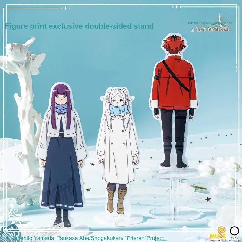 Deli X Frieren Beyond Journey's End Double Sided Frieren Phelton Thark Acrylic Stands-14