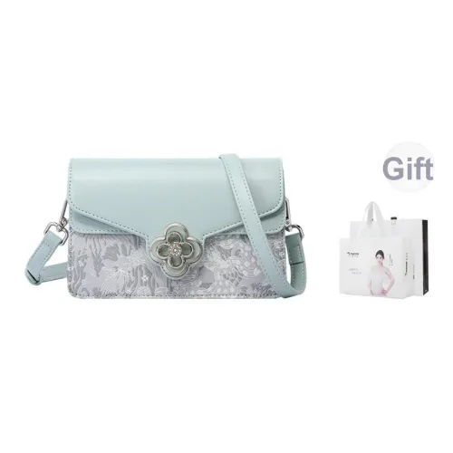 TUCANO ПУ (полиуретан) Маленькая квадратная сумка через плечо Женская Синяя