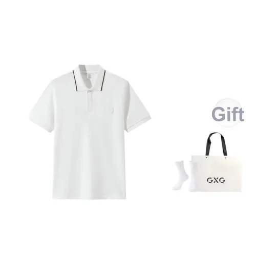 GXG Короткий рукав Polo Мужской Белый