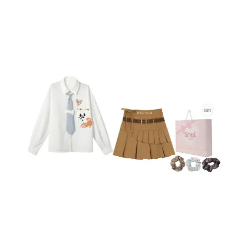 SNBL Рубашка+Юбка Женские Комплекты с юбкой