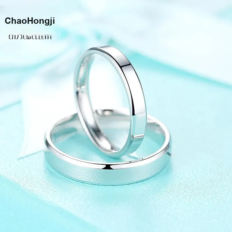 CHAOHONGJI Sterling Silver Rings Unisex-3