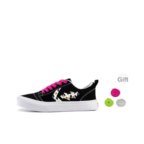 CHERRY KALIKA Износостойкий Легкий Дышащий И Не-Нижняя юбка. Низкий Топ Кроссовки для скейтбординга Мужской Черный Розовый