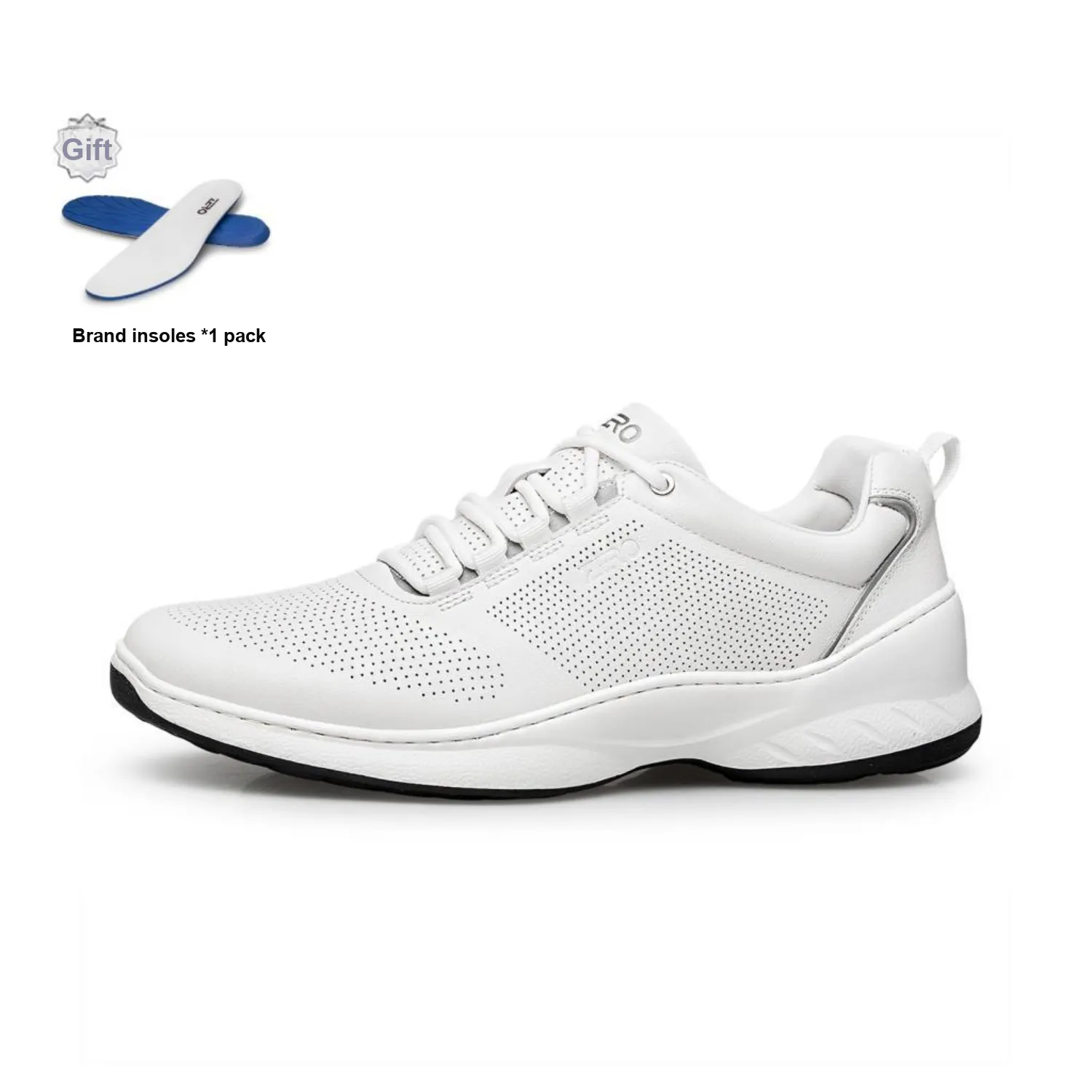 ZRO Casual Shoes Men's Low Top Elegant Elegance/Elegant Gray/Elegant Gentleman/Yuppie Black