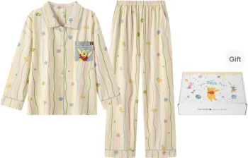 Gongdie x Disney Pajama Set Women's Gift Box Set Apricot