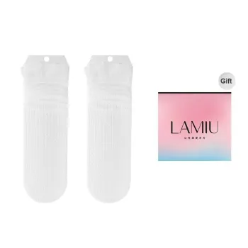 Lan Miao Mid Calf Socks Women's Shopping Bag Combo Set