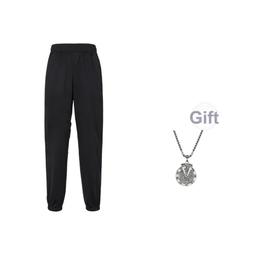 Under Armour Повседневные брюки Мужские Черные с ожерельем