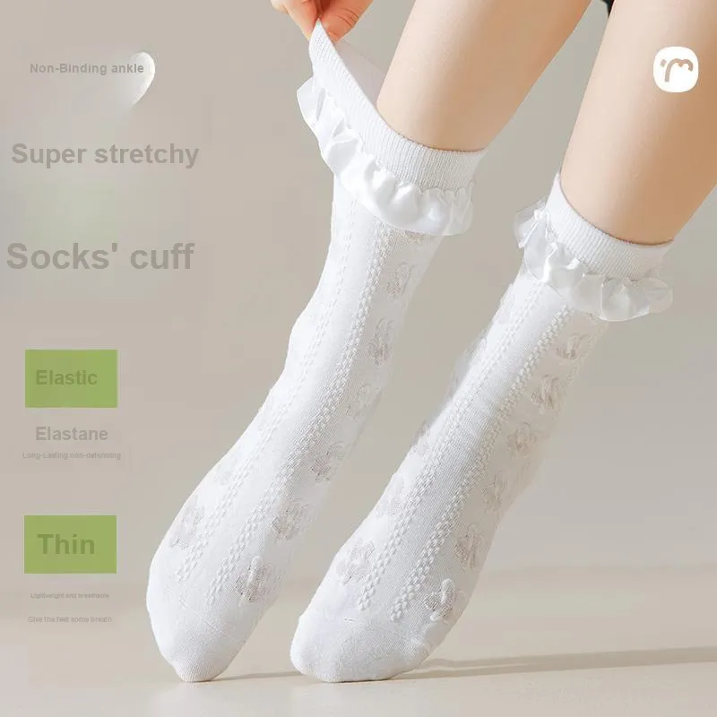 Temooues Mid Calf Socks Women's 3 Pack-3