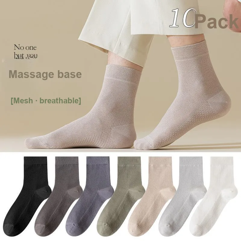 MIIOW Mid-Calf Socks Men's 5 Pack-3