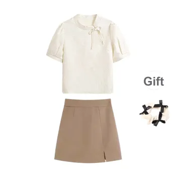 TURN UP Two Piece Skirt Sets Women's