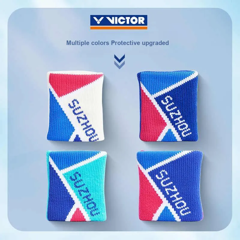 VICTOR Wristbands Protective 7*8.5cm Cotton Unisex-4