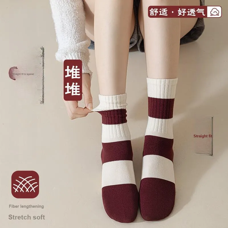 KJ Mid-Calf Socks Unisex Multi Combo Set-55