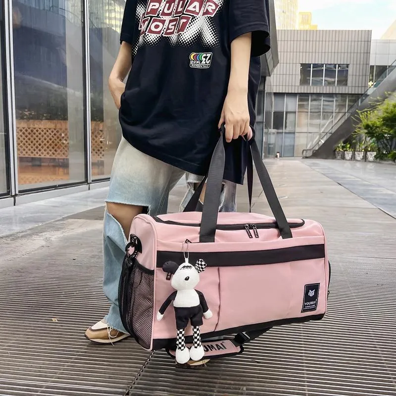 NIGEER Nylon Gym Bag Medium Size Unisex Multicolor-22