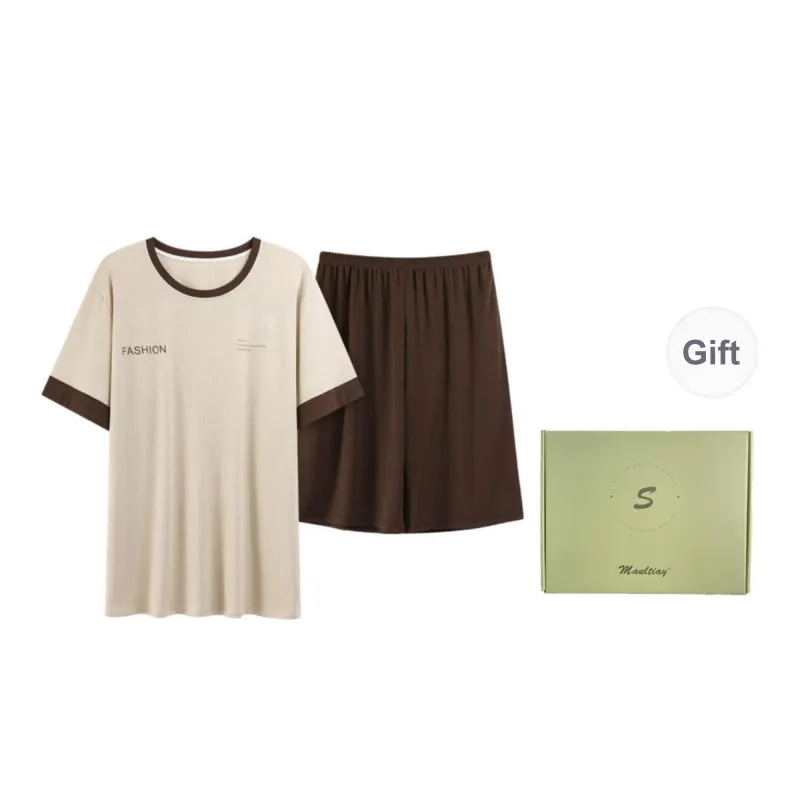 Maultiay Pajama Set Men's Gift Box Set-0