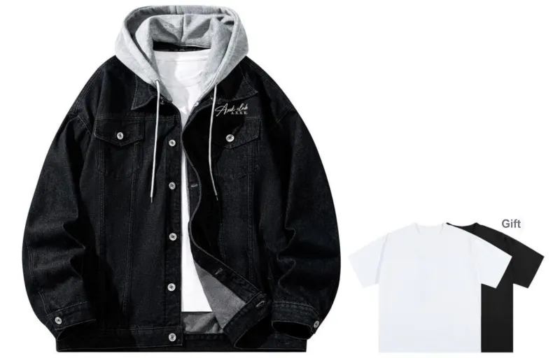 A.X.S.K Denim Jackets Unisex-1