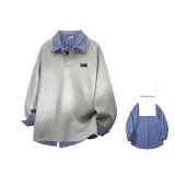 Heather Gray (Includes Sapphire Blue Shirt)