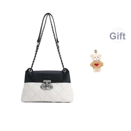 BUHOWE Полиуретан ПУ (полиуретан) Сумка на плечо Женская Белая